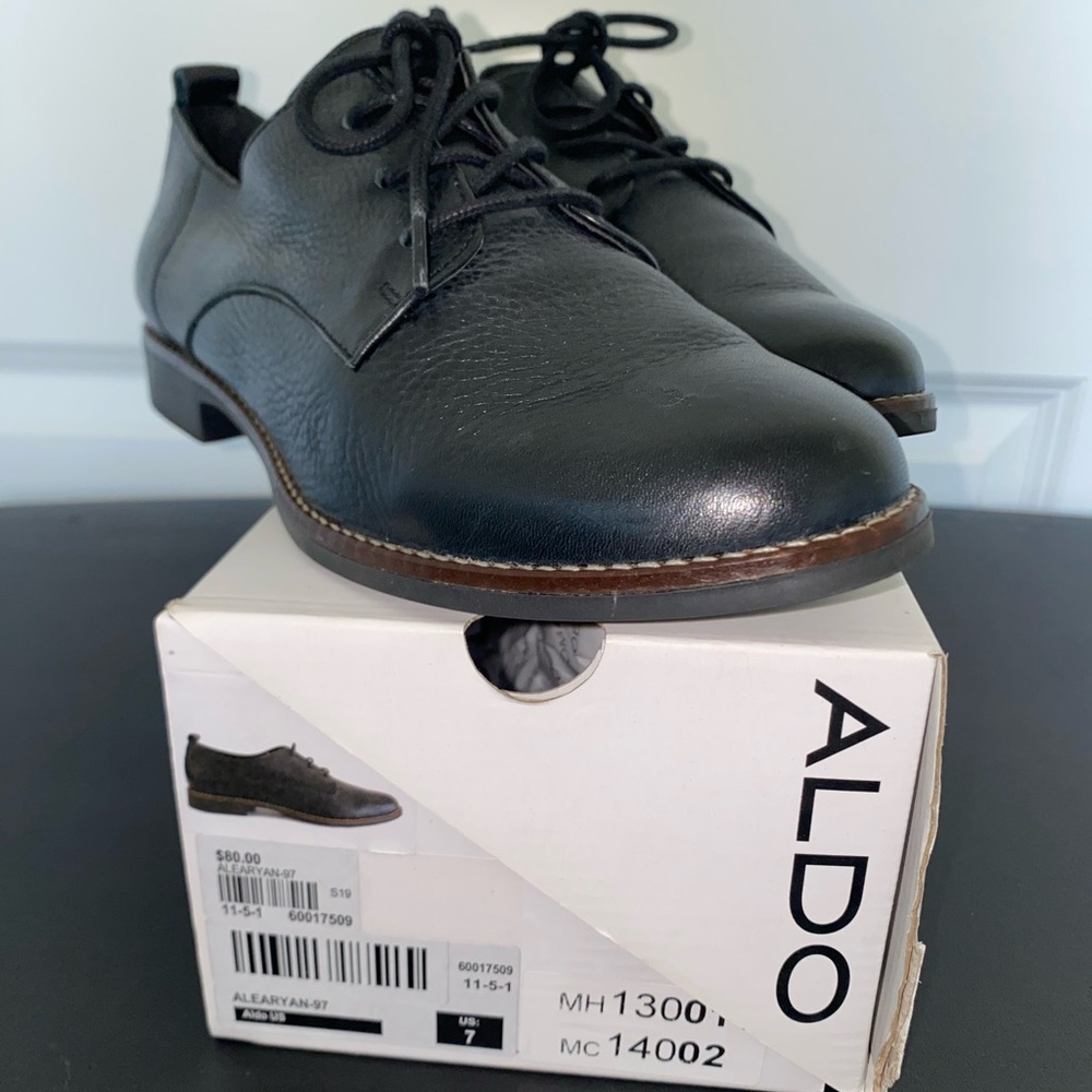 ALDO Women’s Black Leather Dress Shoes